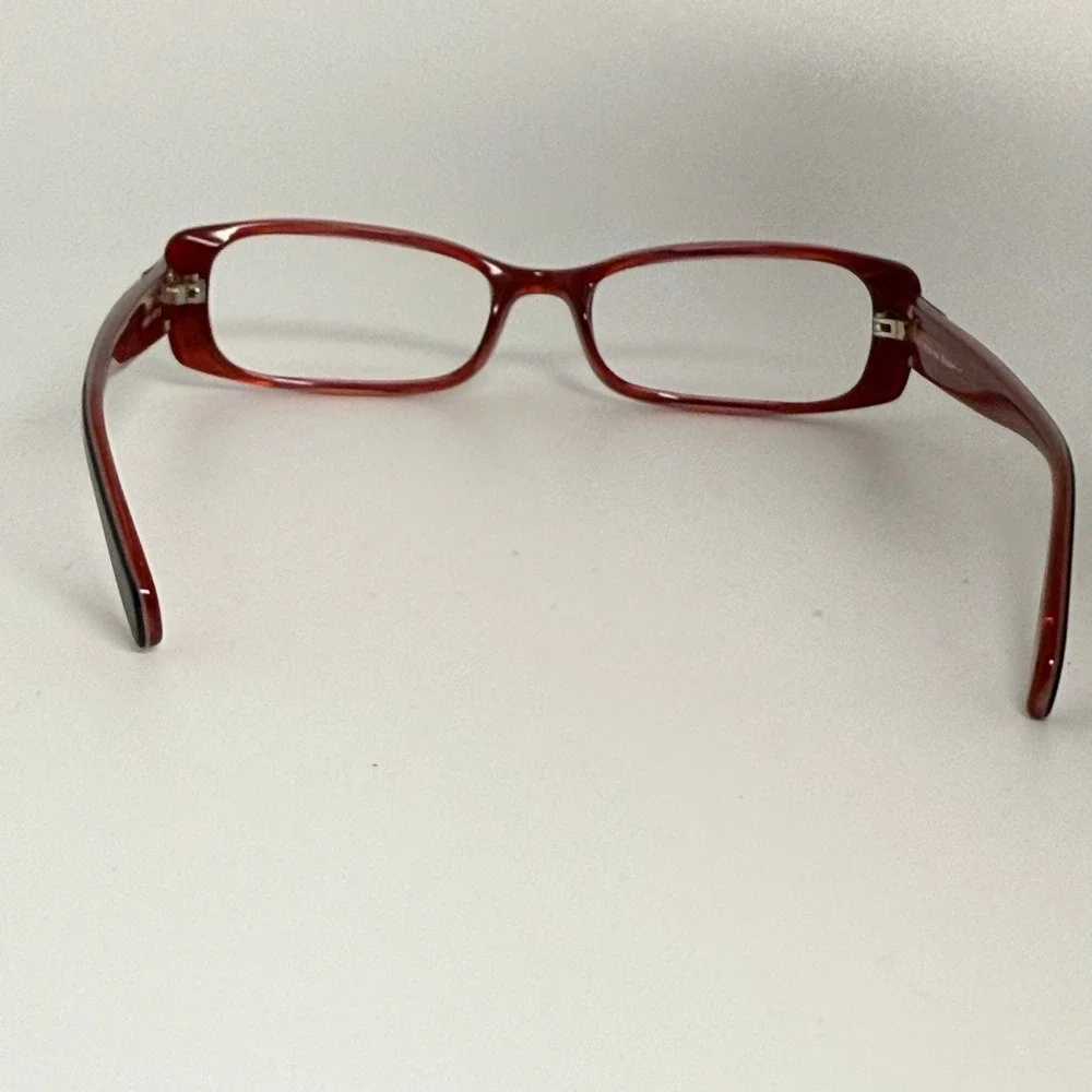 Elizabeth Arden EA 5071 2 Black Red Rectangular Eyeglass Frames 54-18-135